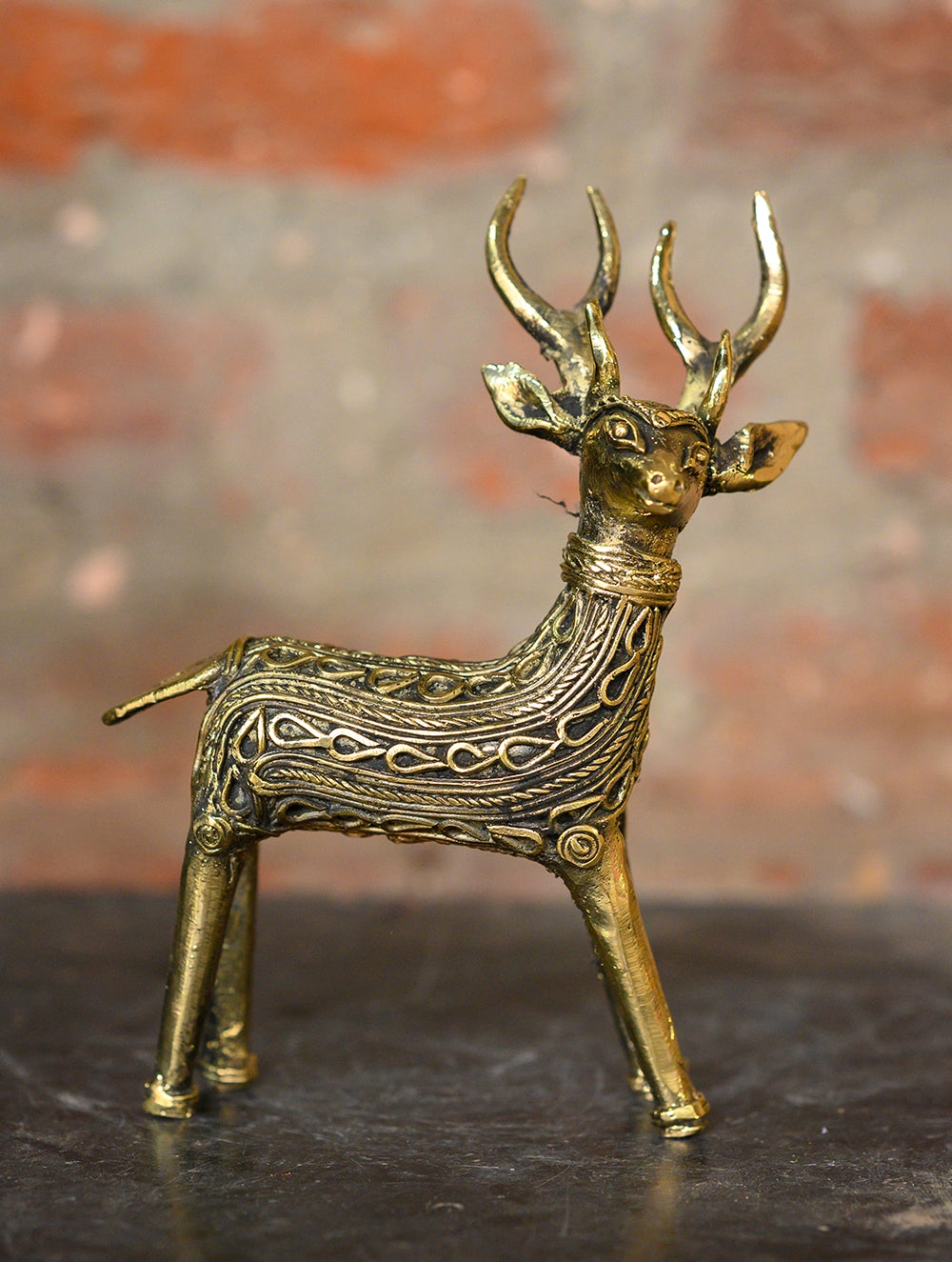 Dhokra Craft Curio - Curious Deer