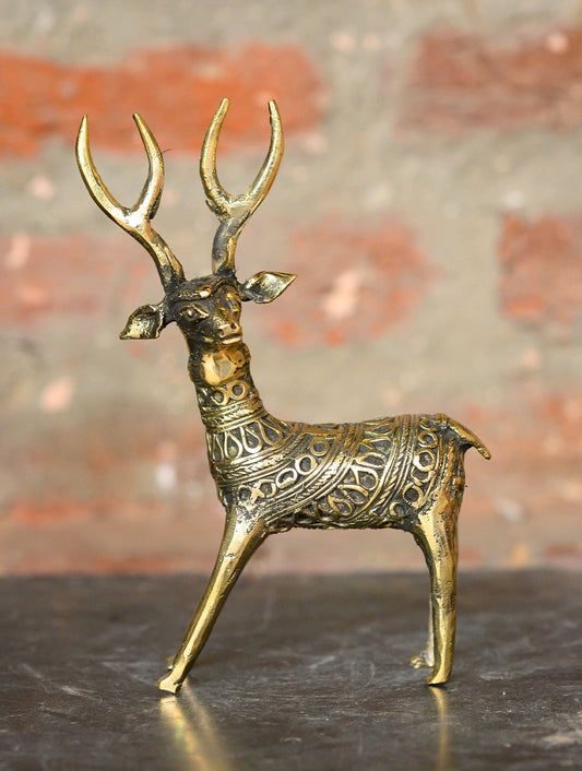 Dhokra Craft Curio - Deer