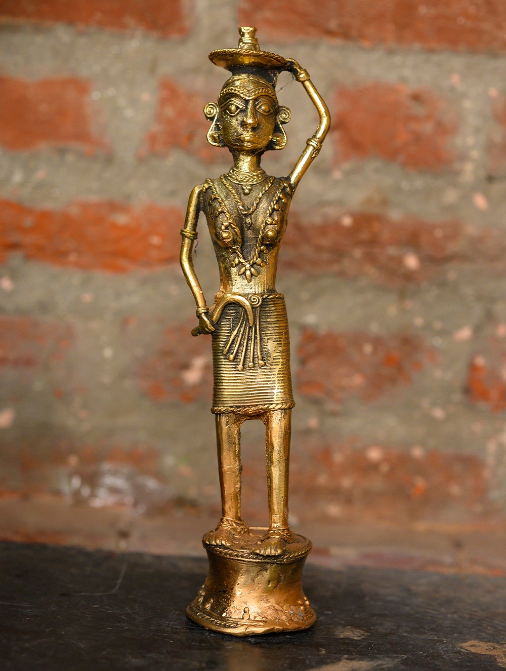 Dhokra Craft Curio - Rural Woman