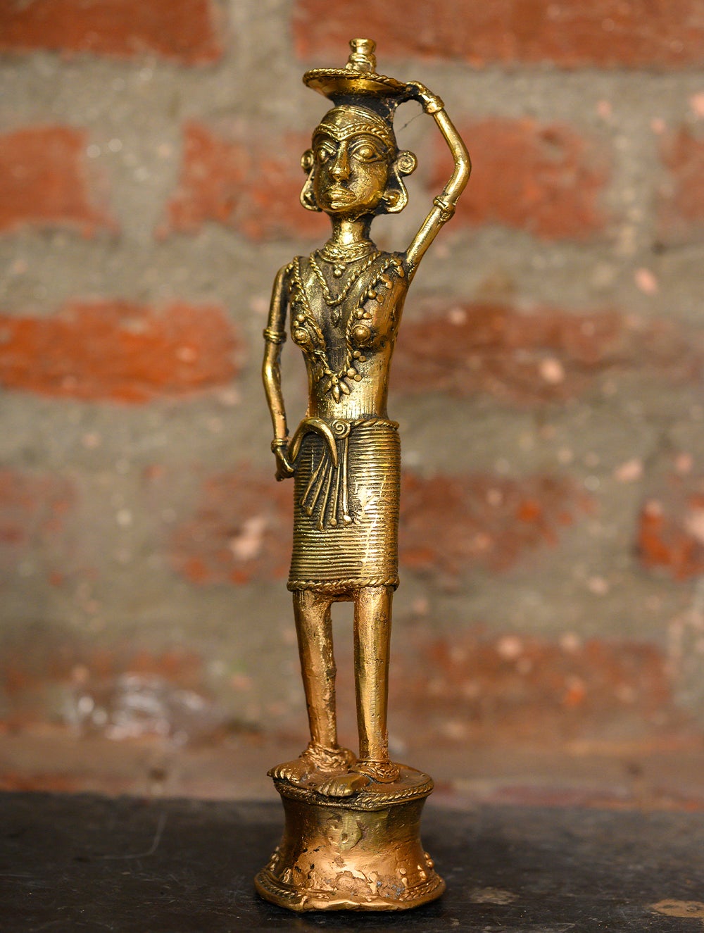 Dhokra Craft Curio - Rural Woman