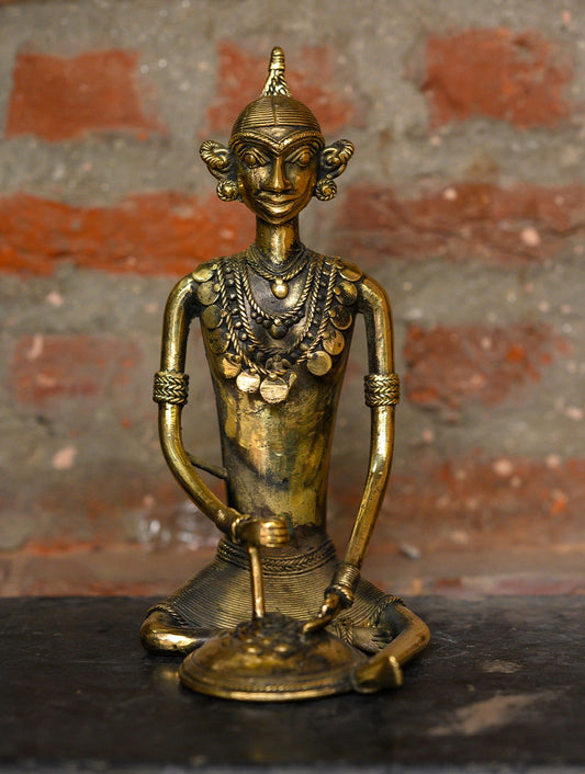 Dhokra Craft Curio - Tribal Worker