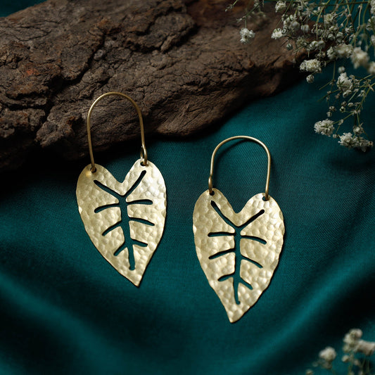 Brass Metal Handcrafted Dokra Earrings