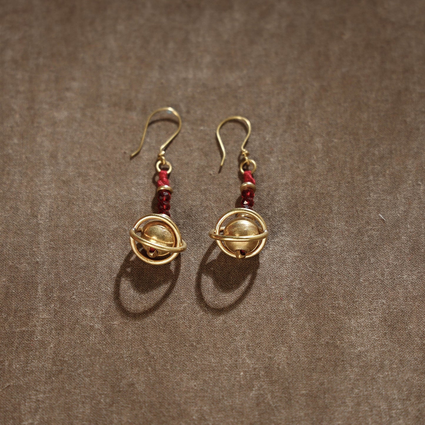 Tribal Odisha Dokra Threadwork Earrings