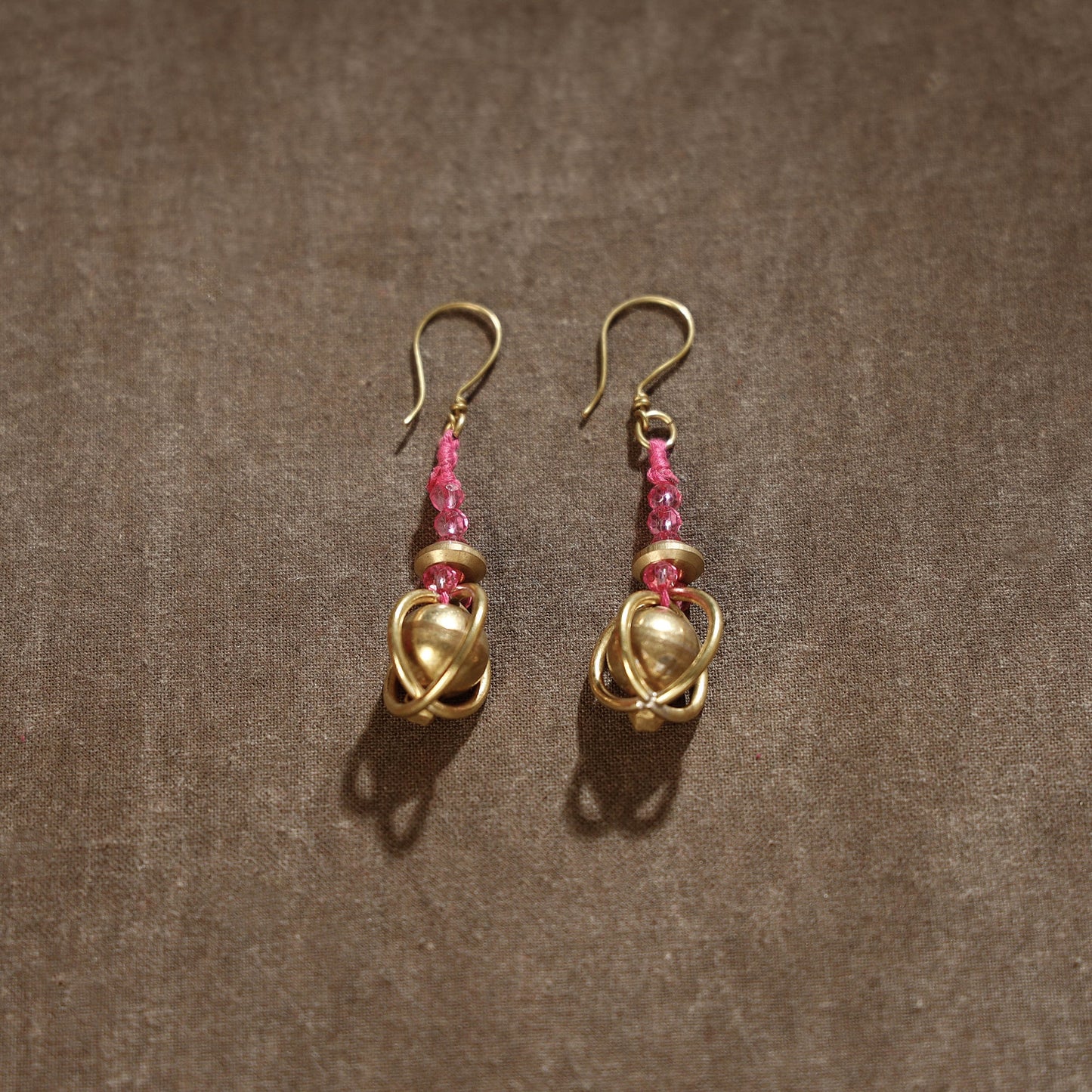 Tribal Odisha Dokra Threadwork Earrings