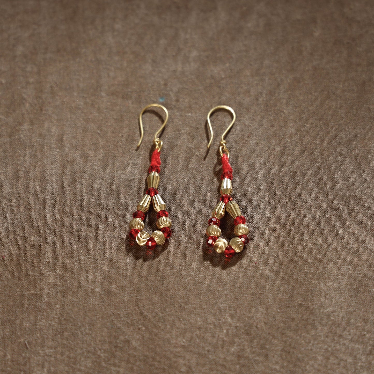 Tribal Odisha Dokra Threadwork Earrings