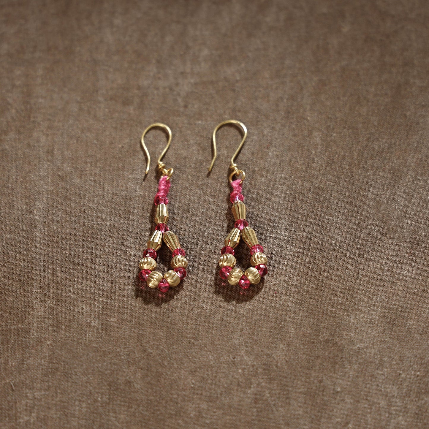 Tribal Odisha Dokra Threadwork Earrings