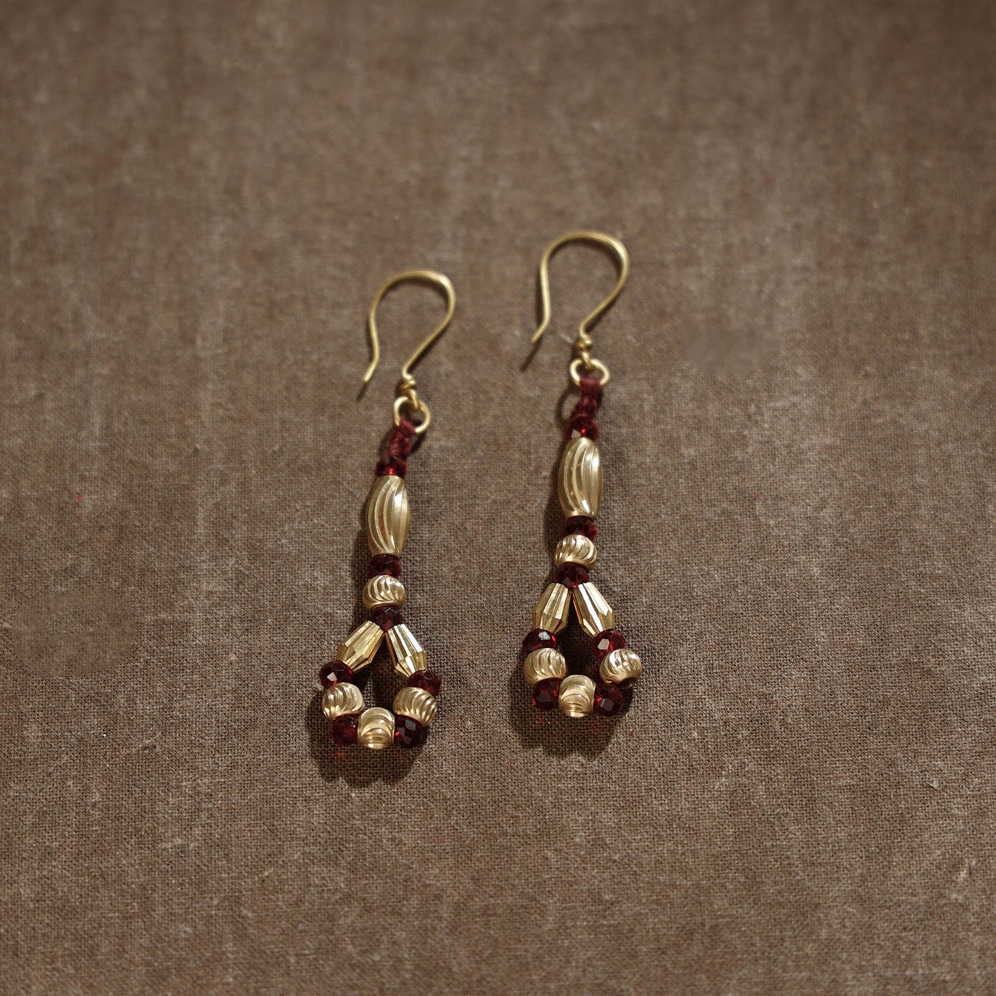 Tribal Odisha Dokra Threadwork Earrings