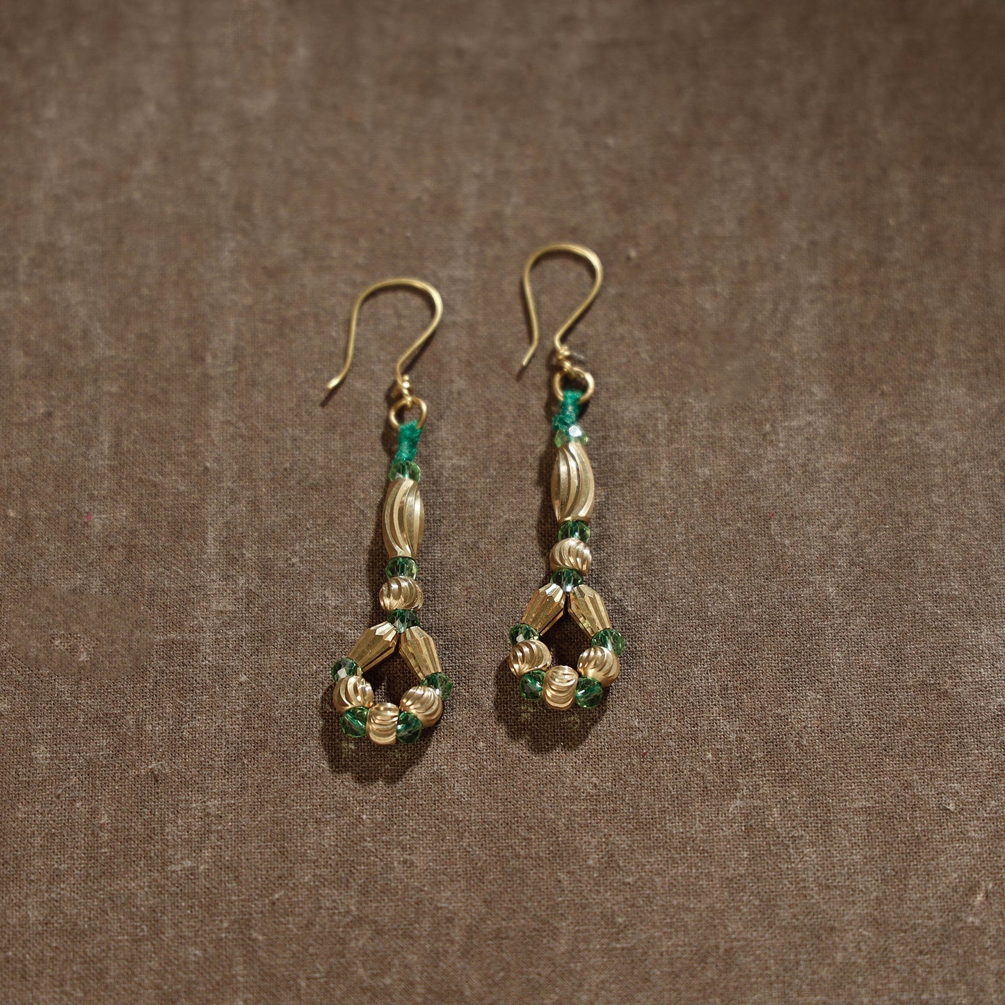 Tribal Odisha Dokra Threadwork Earrings