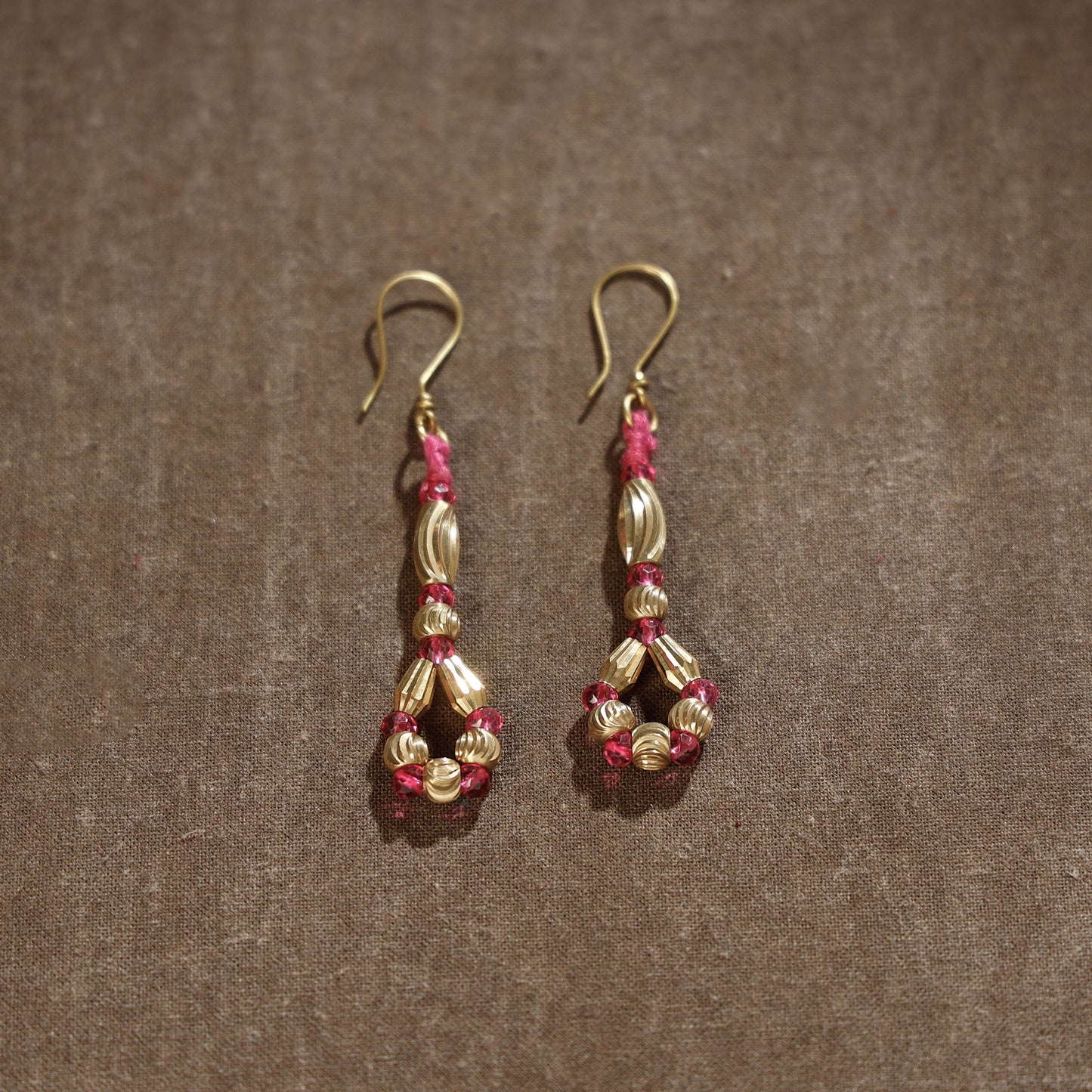 Tribal Odisha Dokra Threadwork Earrings