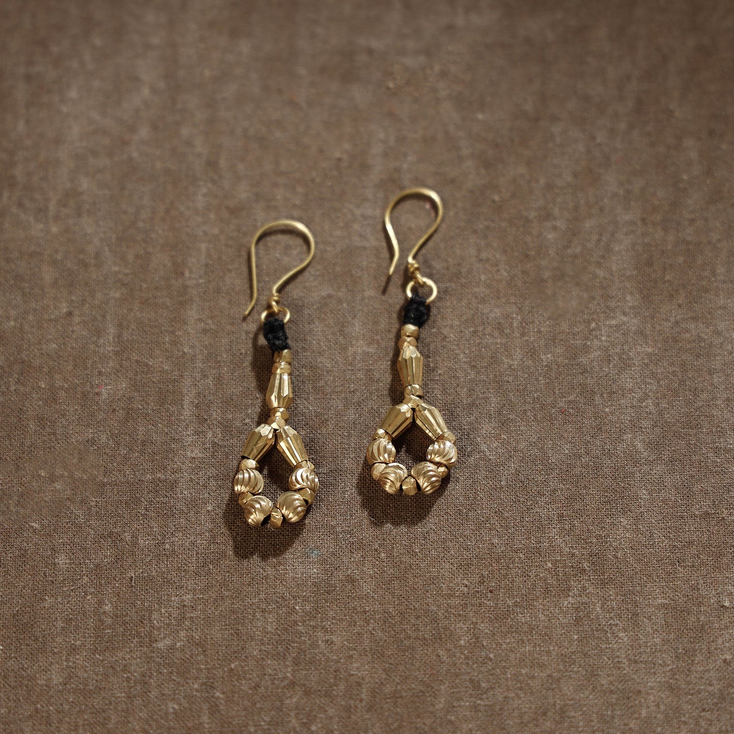 Tribal Odisha Dokra Threadwork Earrings