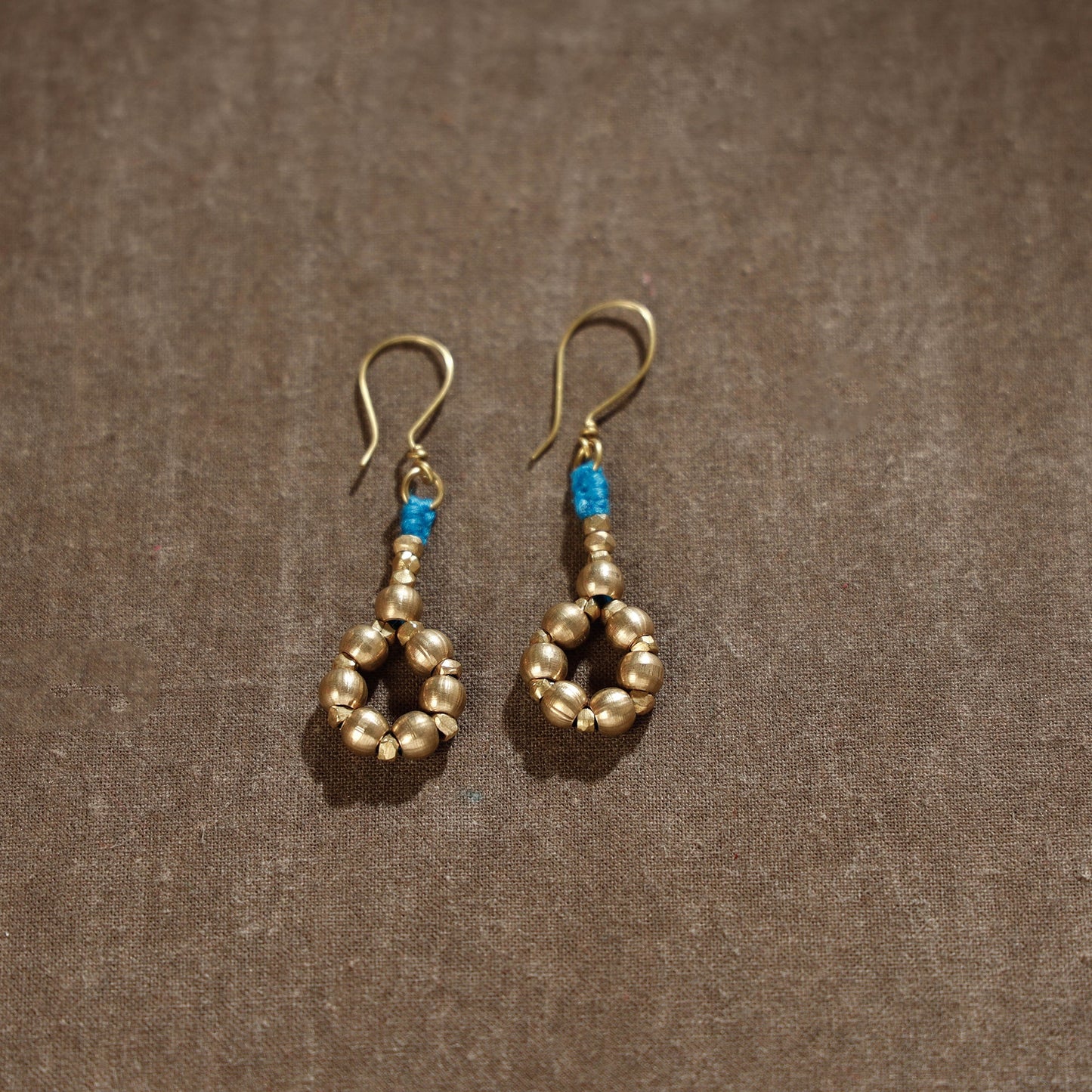 Tribal Odisha Dokra Threadwork Earrings