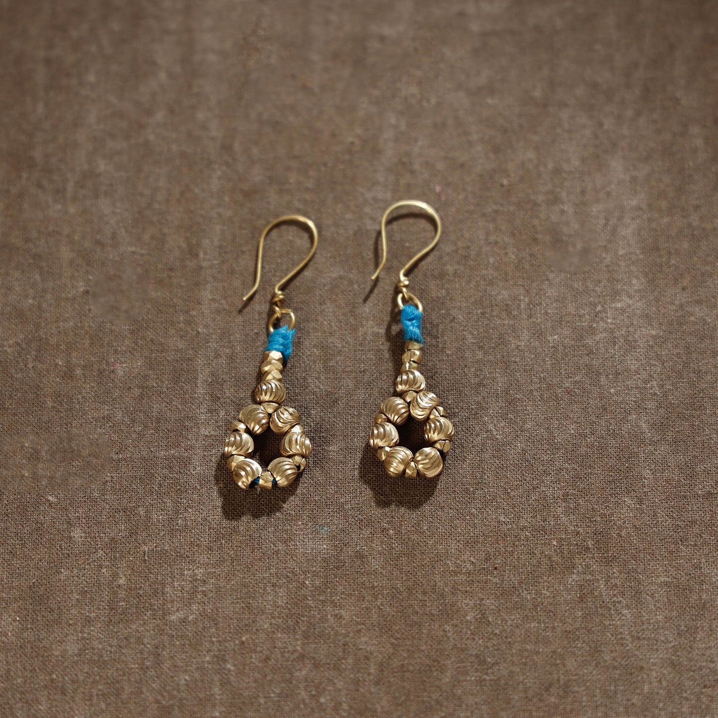 Tribal Odisha Dokra Threadwork Earrings