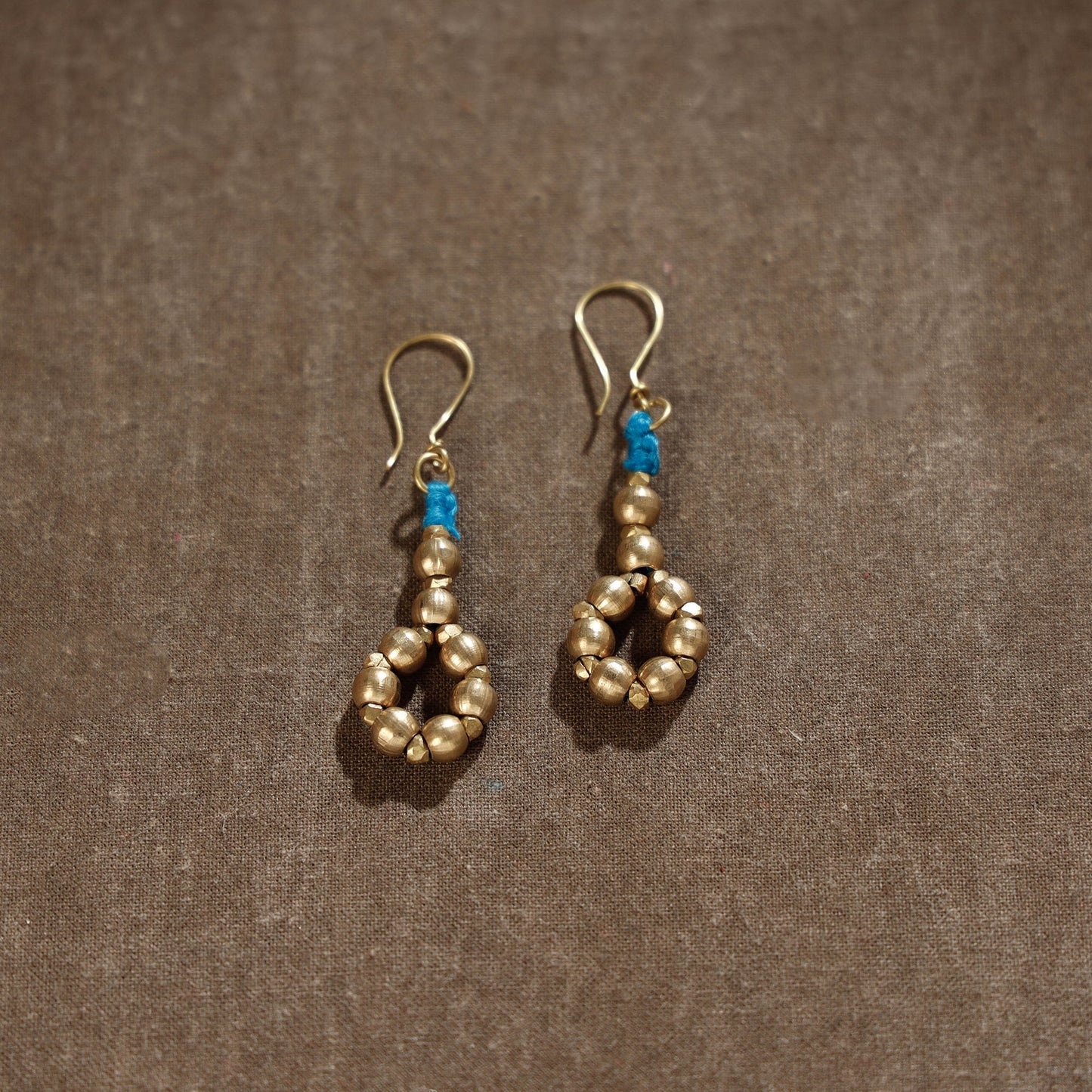 Tribal Odisha Dokra Threadwork Earrings