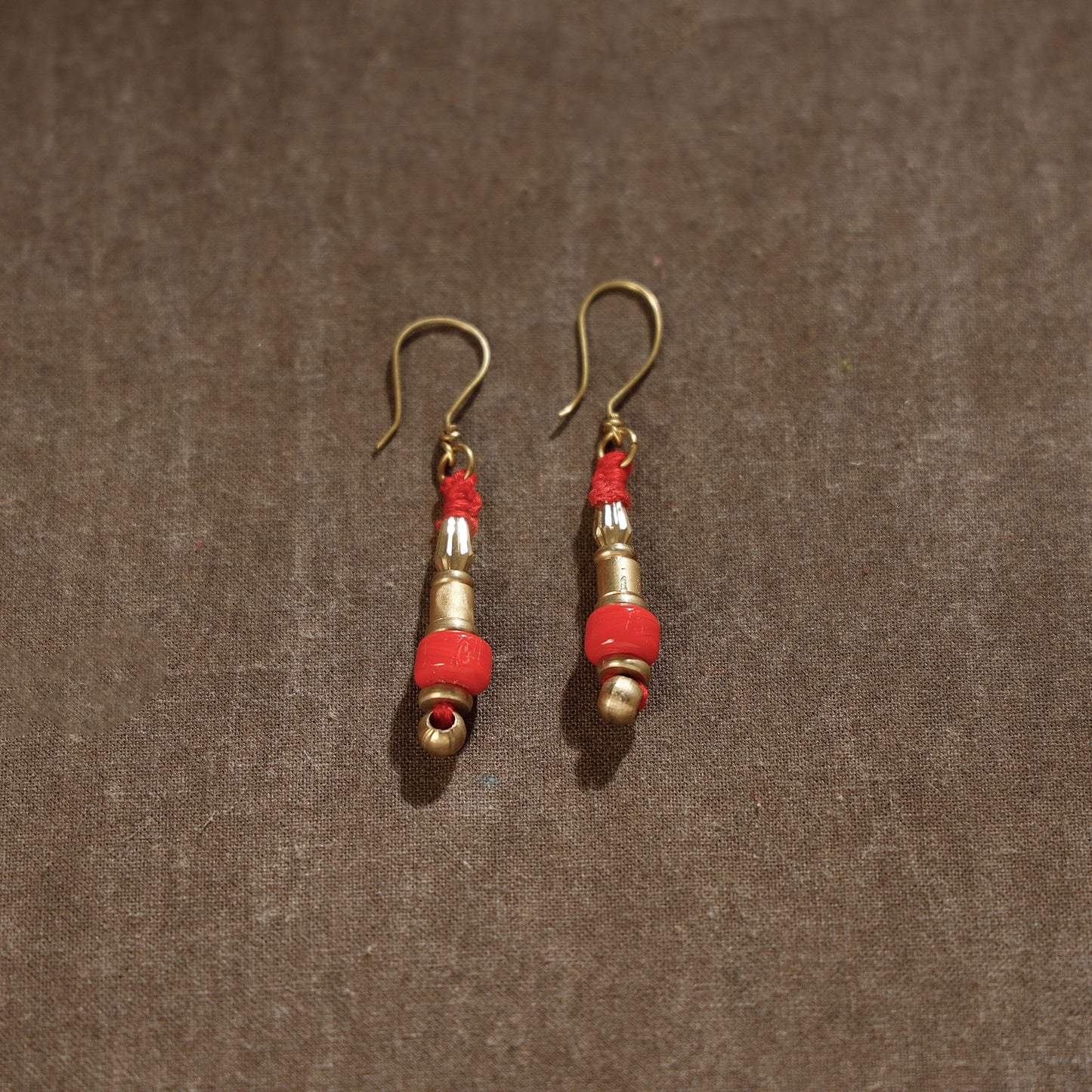 Tribal Odisha Dokra Threadwork Earrings