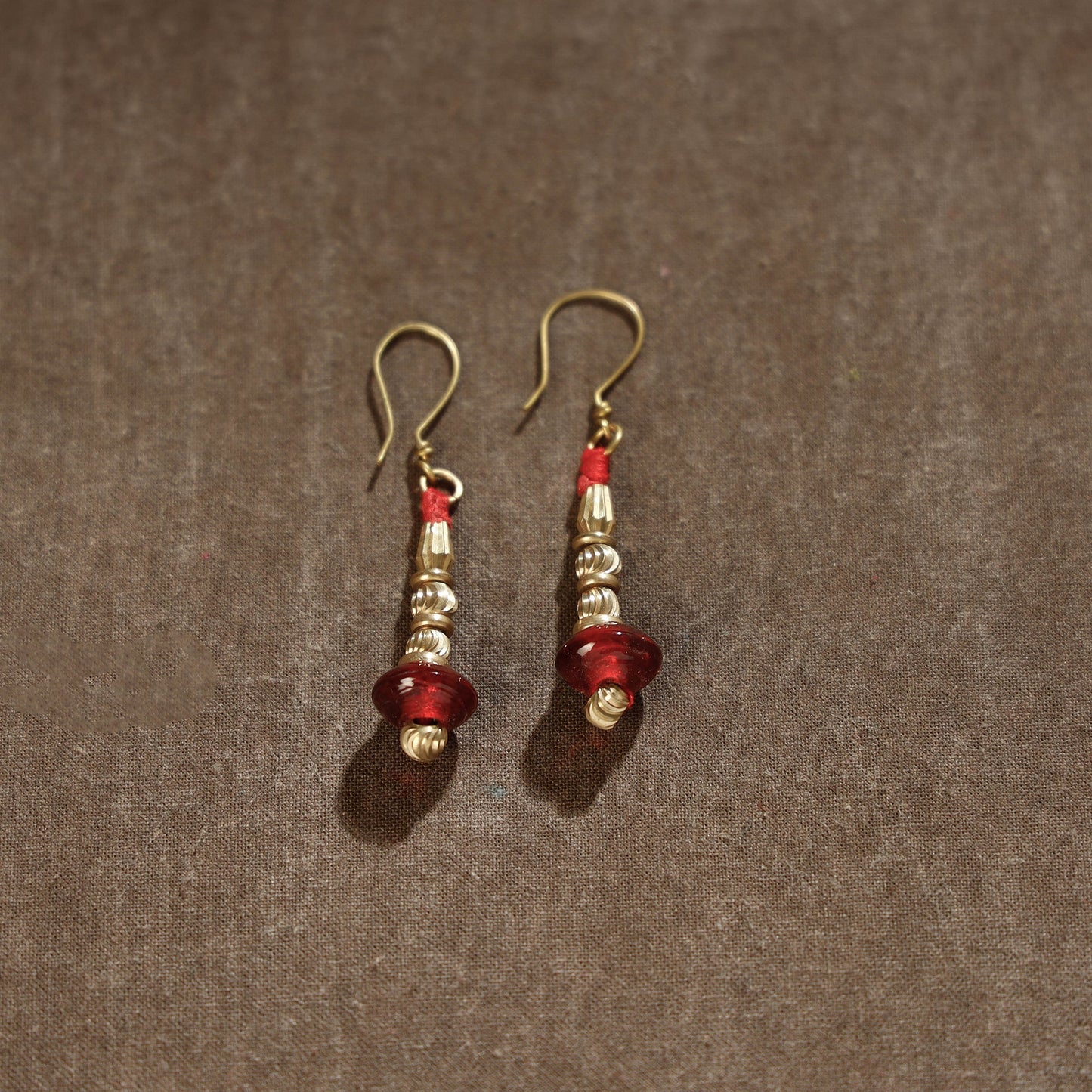 Tribal Odisha Dokra Threadwork Earrings