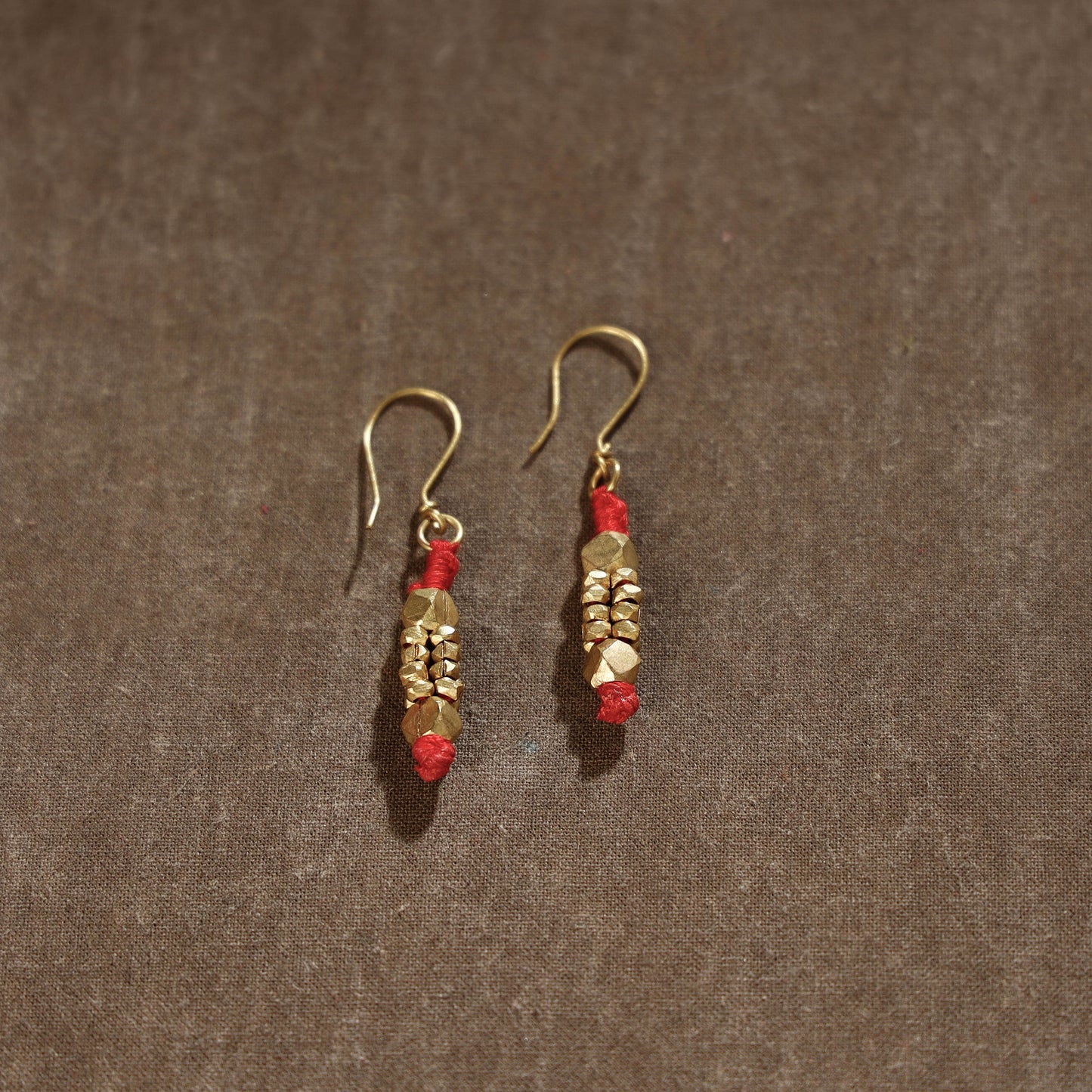 Tribal Odisha Dokra Threadwork Earrings