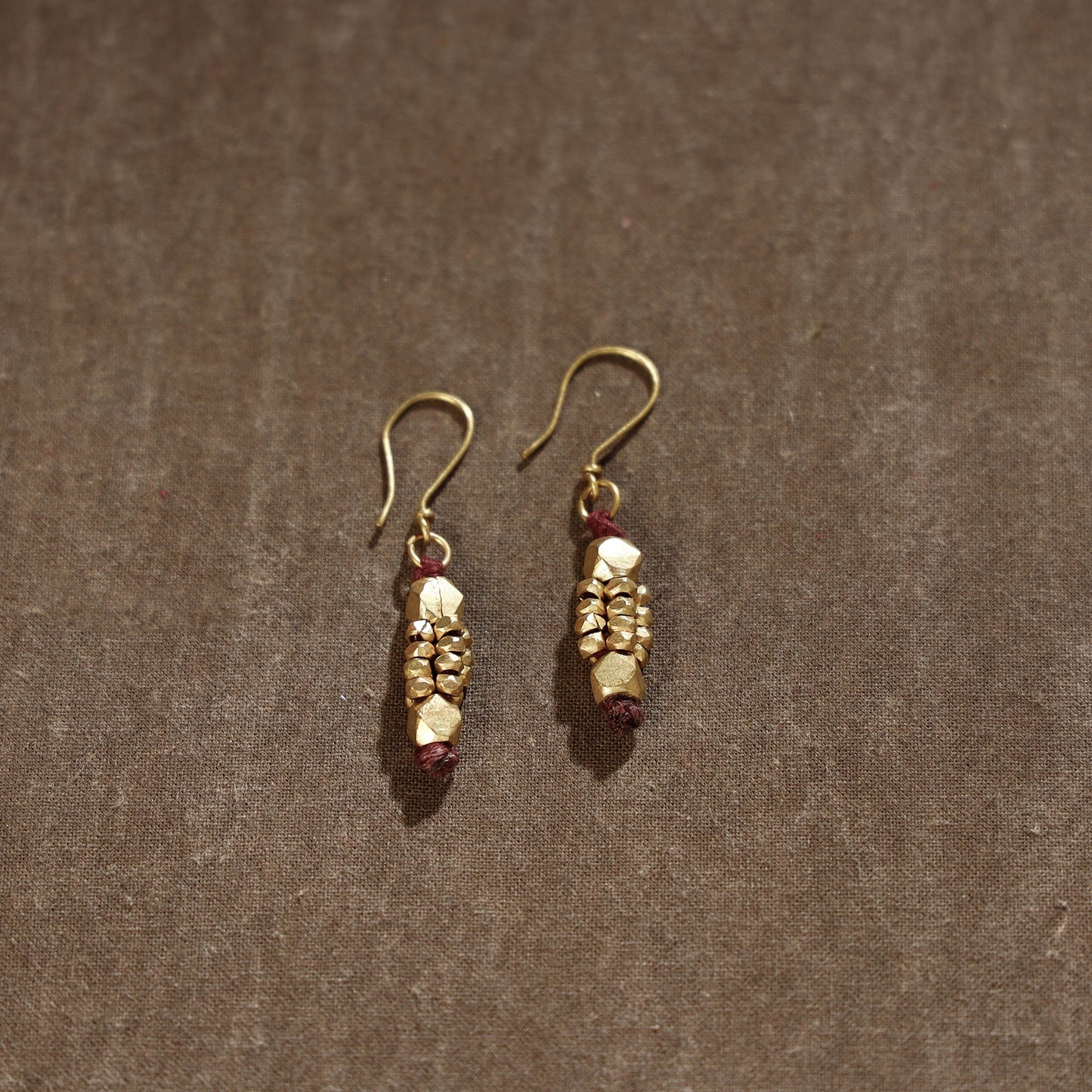 Tribal Odisha Dokra Threadwork Earrings