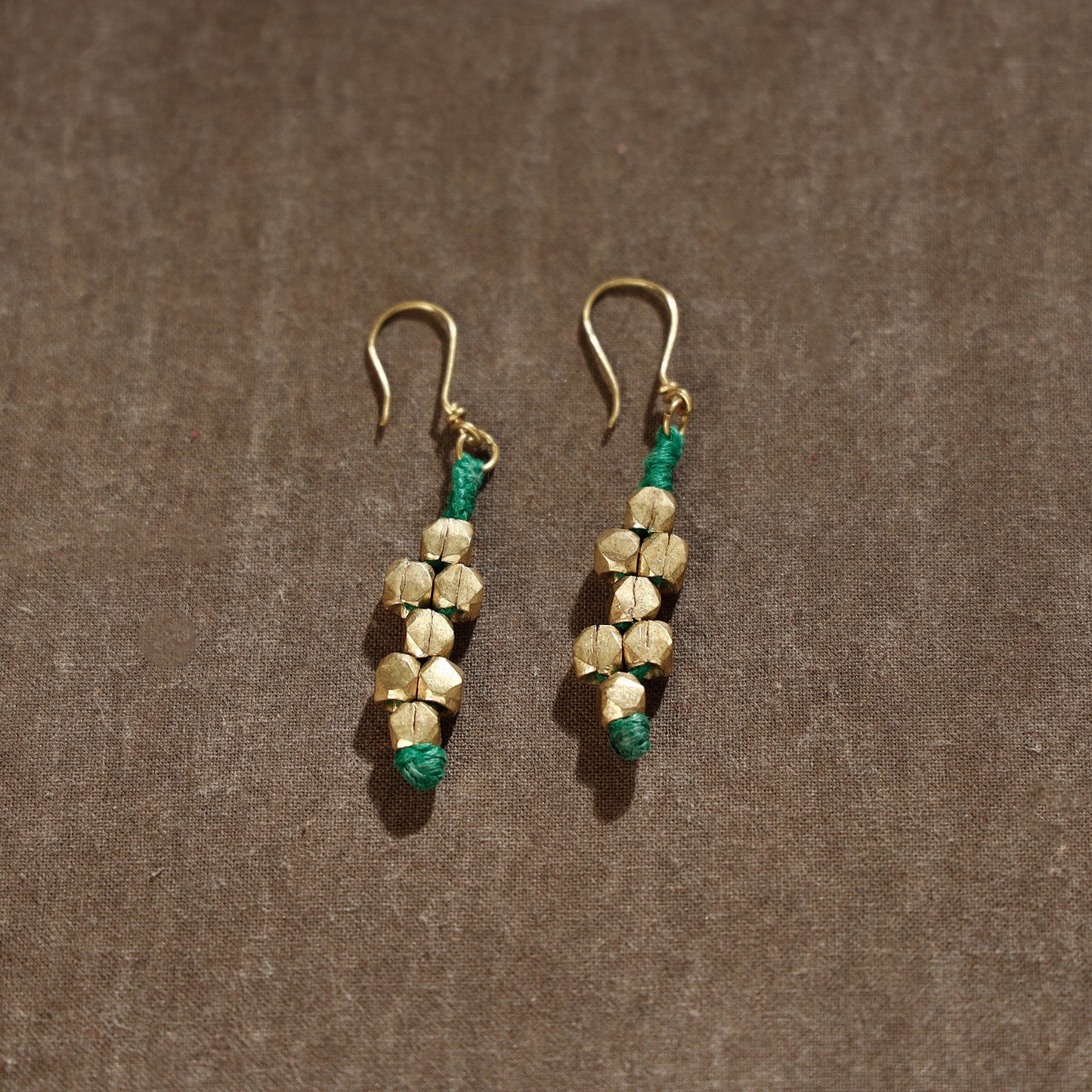 Tribal Odisha Dokra Threadwork Earrings