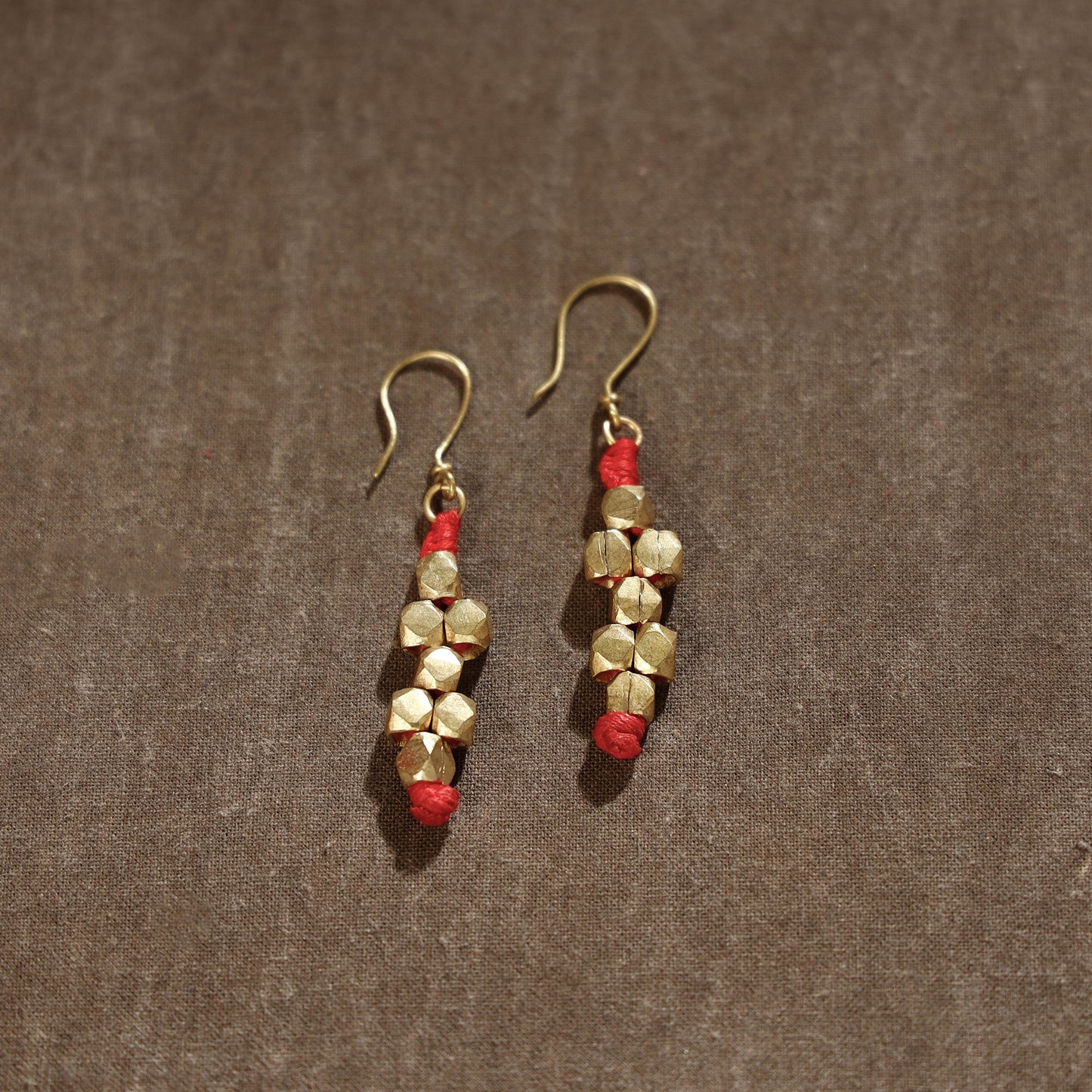 Tribal Odisha Dokra Threadwork Earrings