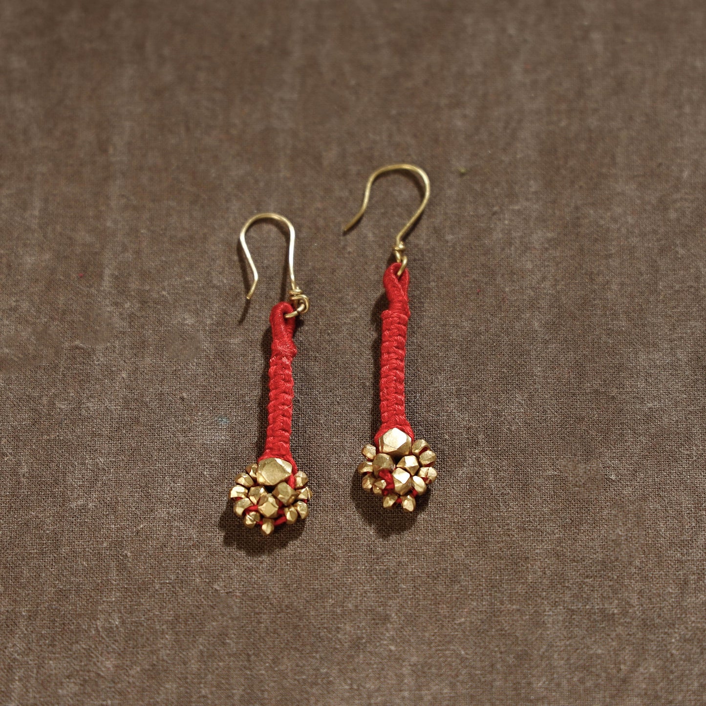 Tribal Odisha Dokra Threadwork Earrings