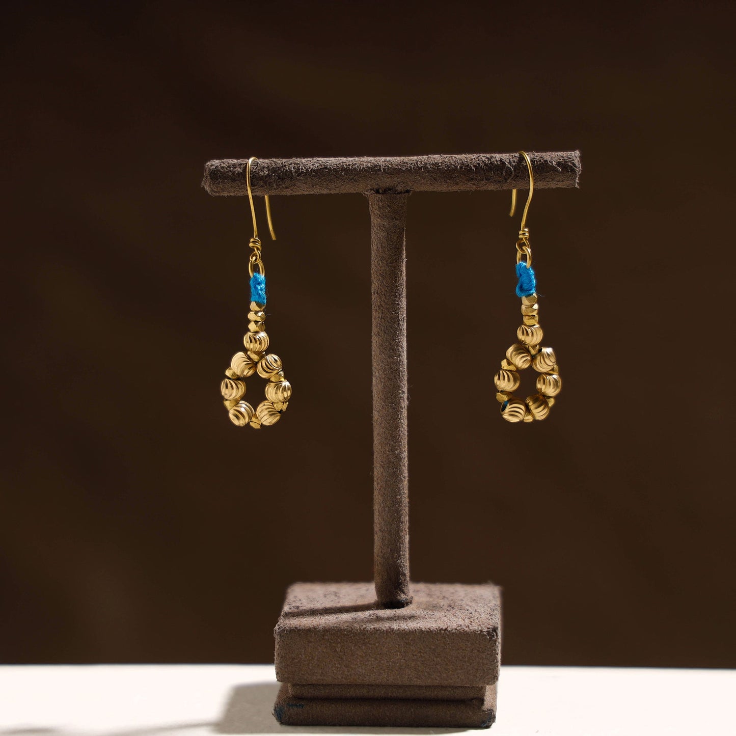 Tribal Odisha Dokra Threadwork Earrings