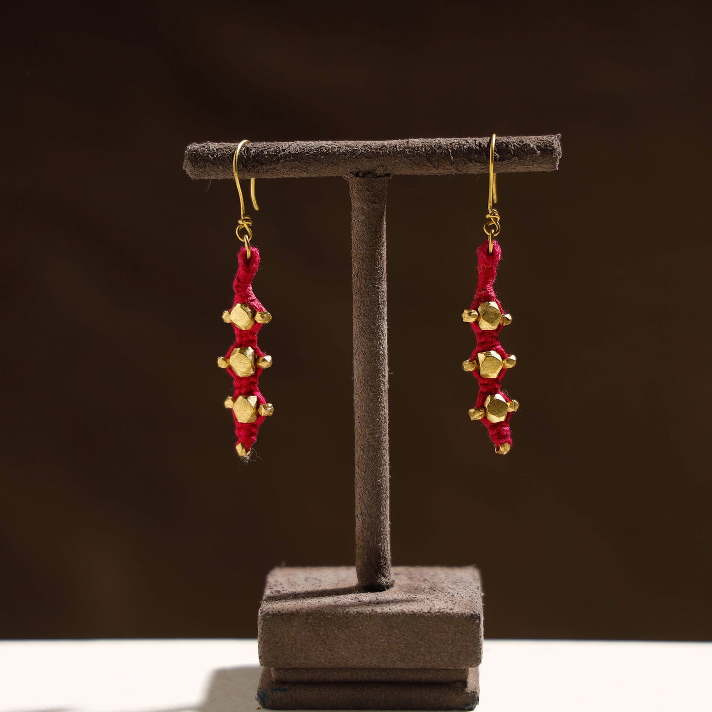 Tribal Odisha Dokra Threadwork Earrings