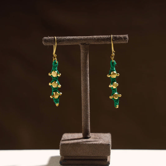 Tribal Odisha Dokra Threadwork Earrings