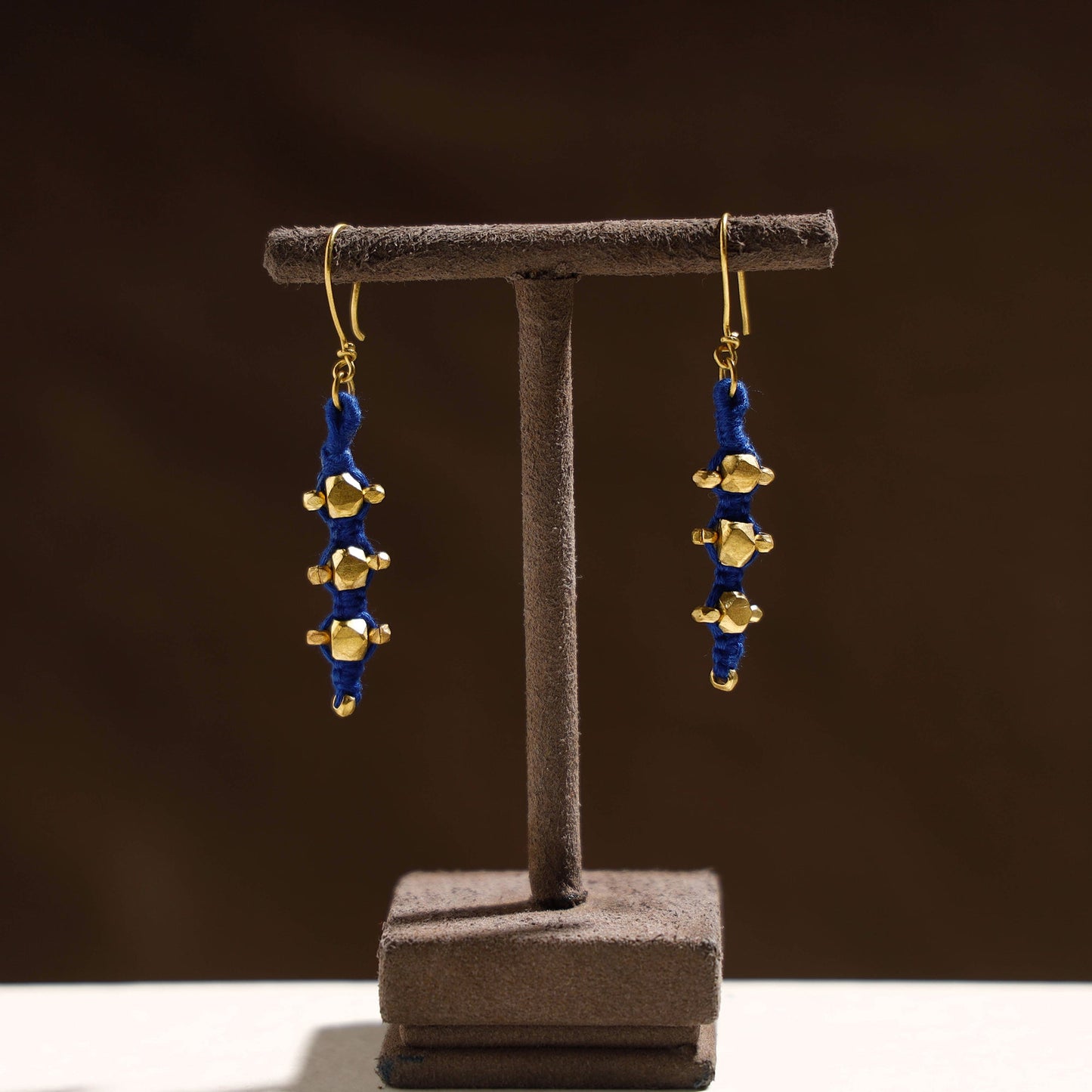 Tribal Odisha Dokra Threadwork Earrings