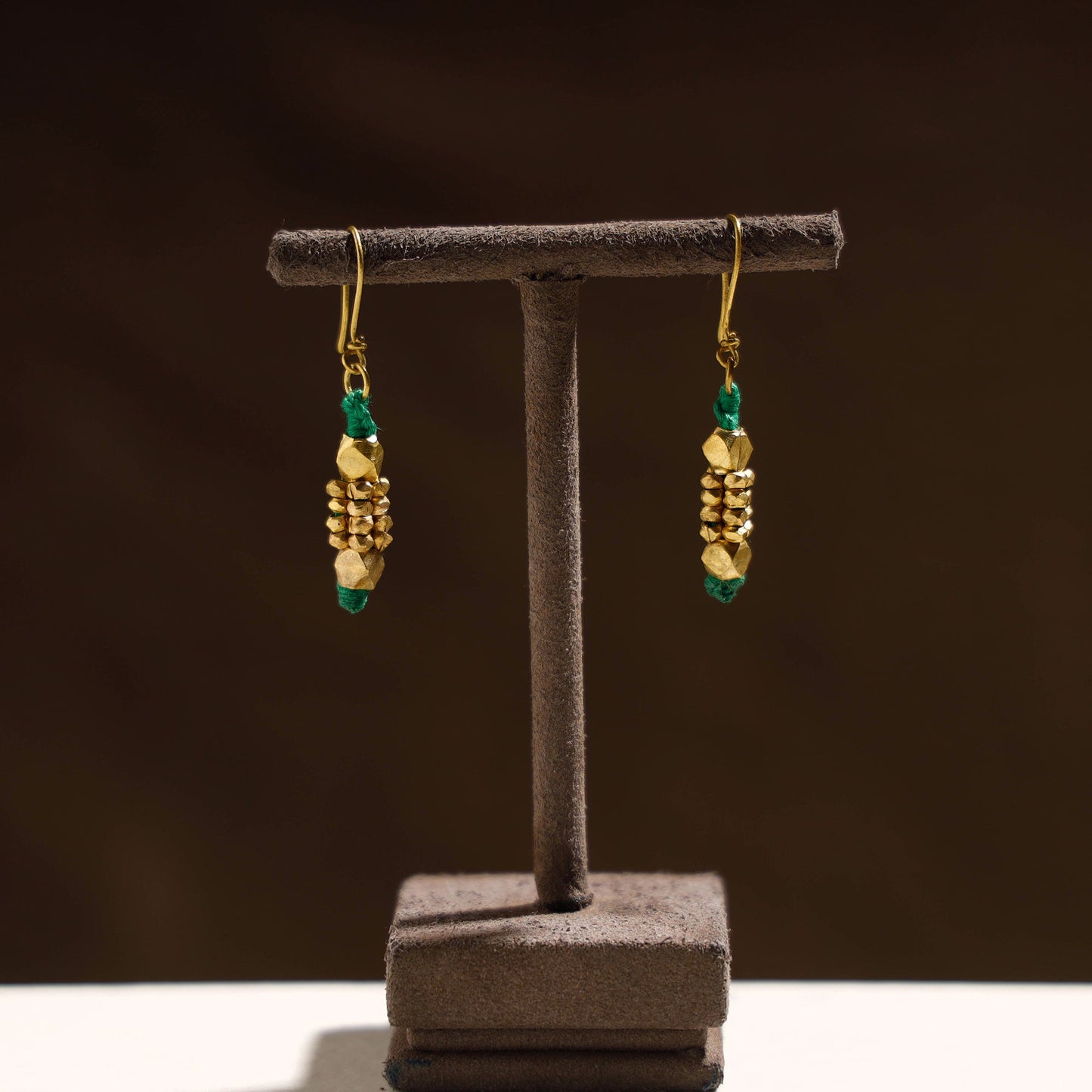 Tribal Odisha Dokra Threadwork Earrings