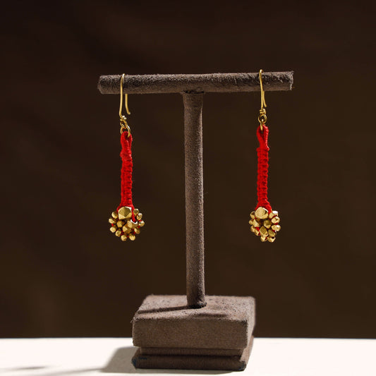 Tribal Odisha Dokra Threadwork Earrings