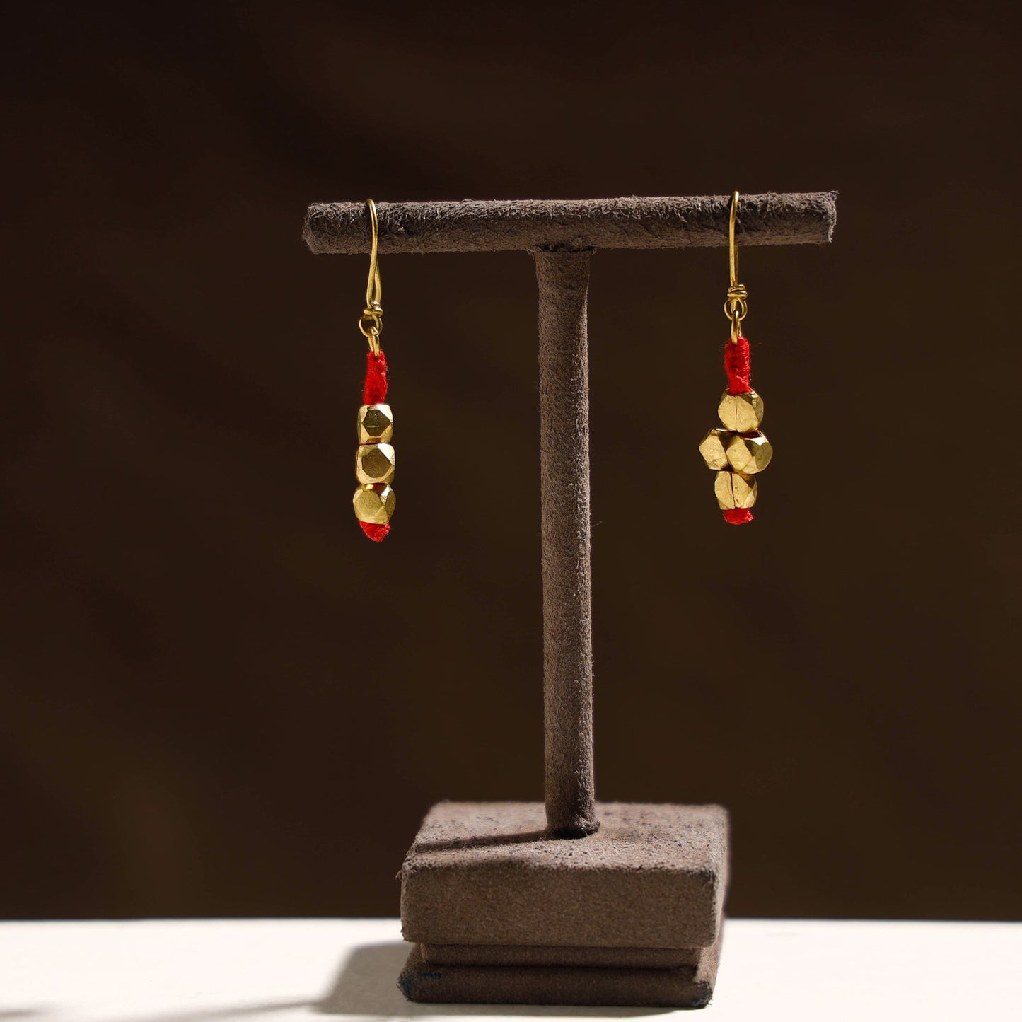 Tribal Odisha Dokra Threadwork Earrings