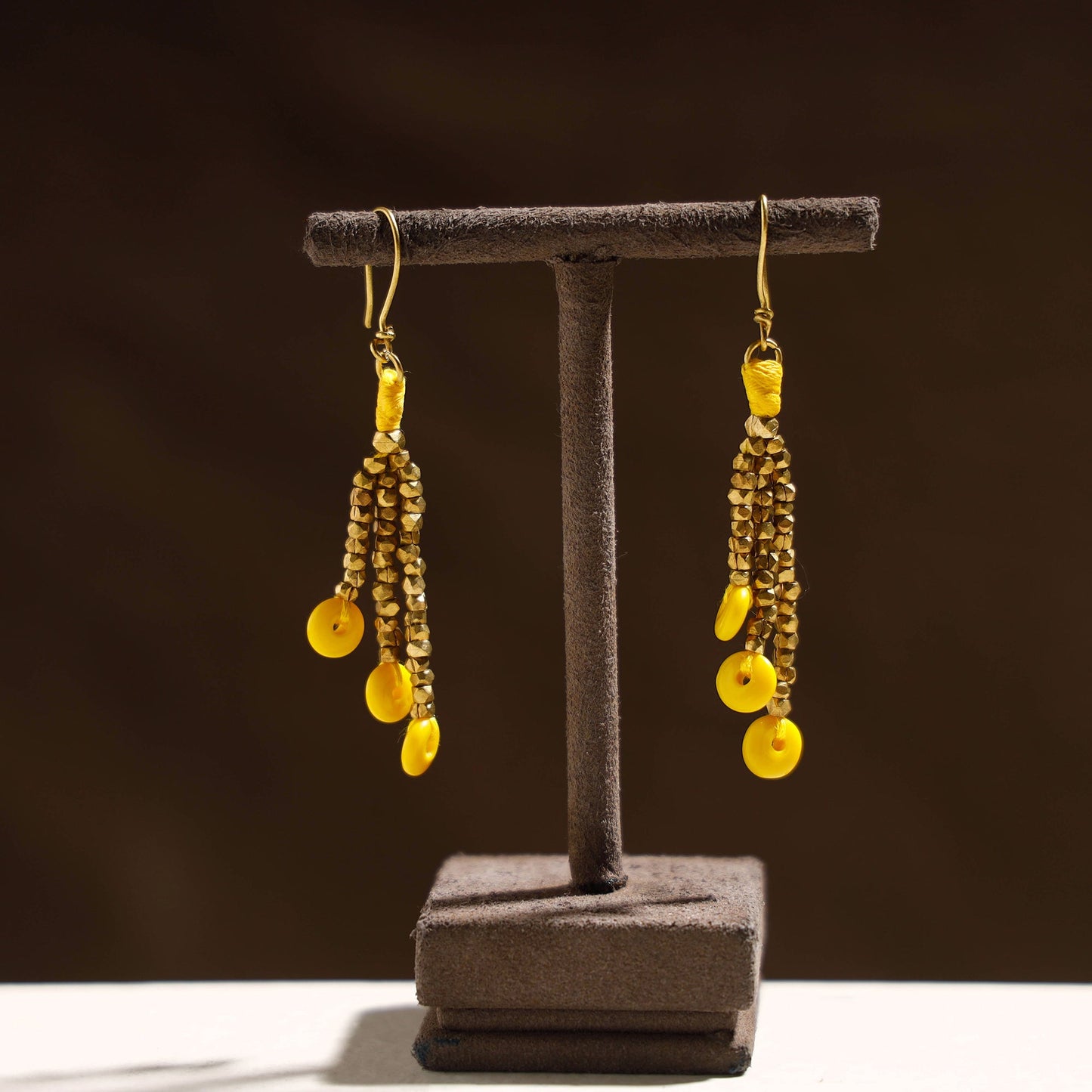 Tribal Odisha Dokra Threadwork Earrings