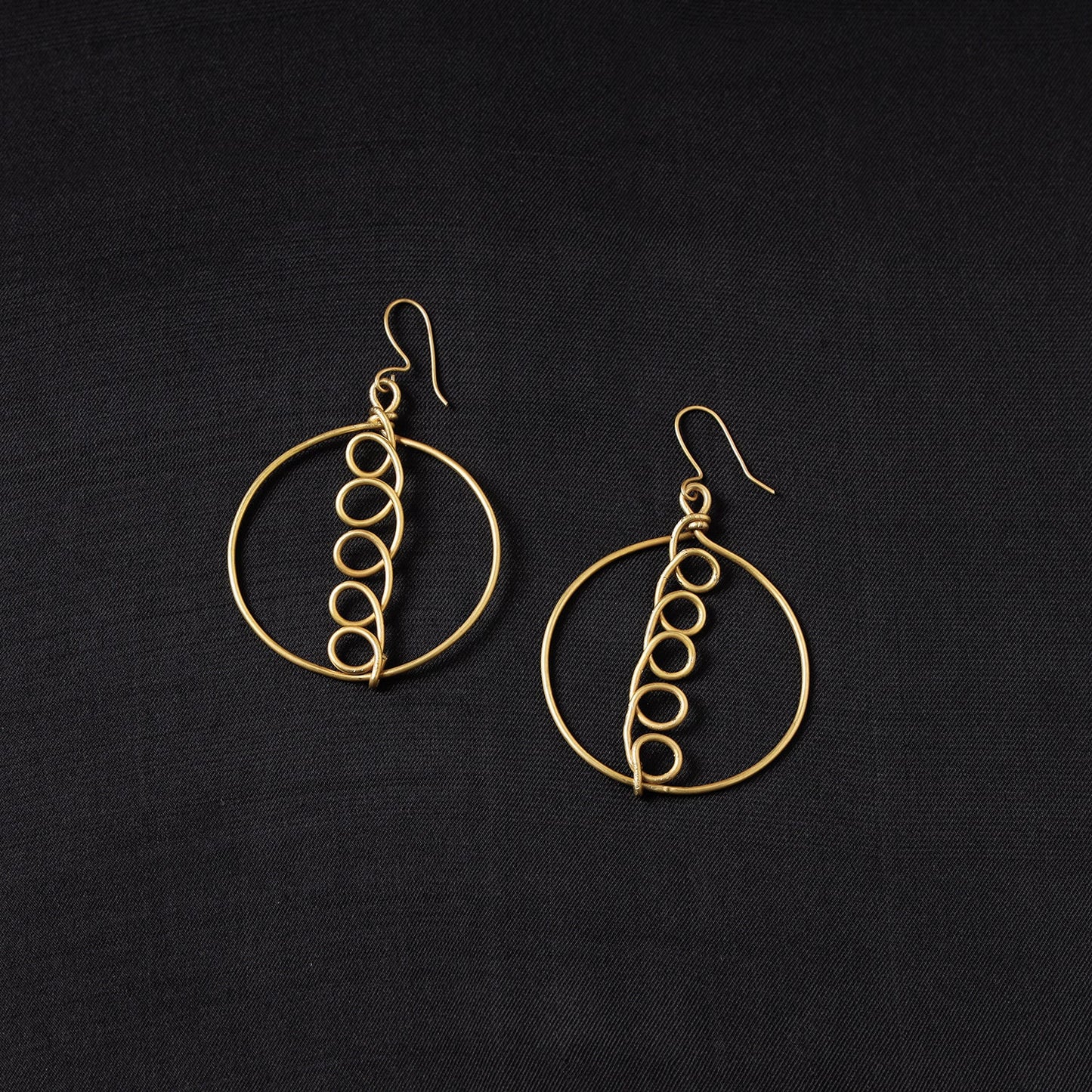 Brass Metal Handcrafted Dokra Earrings by Asalkaar