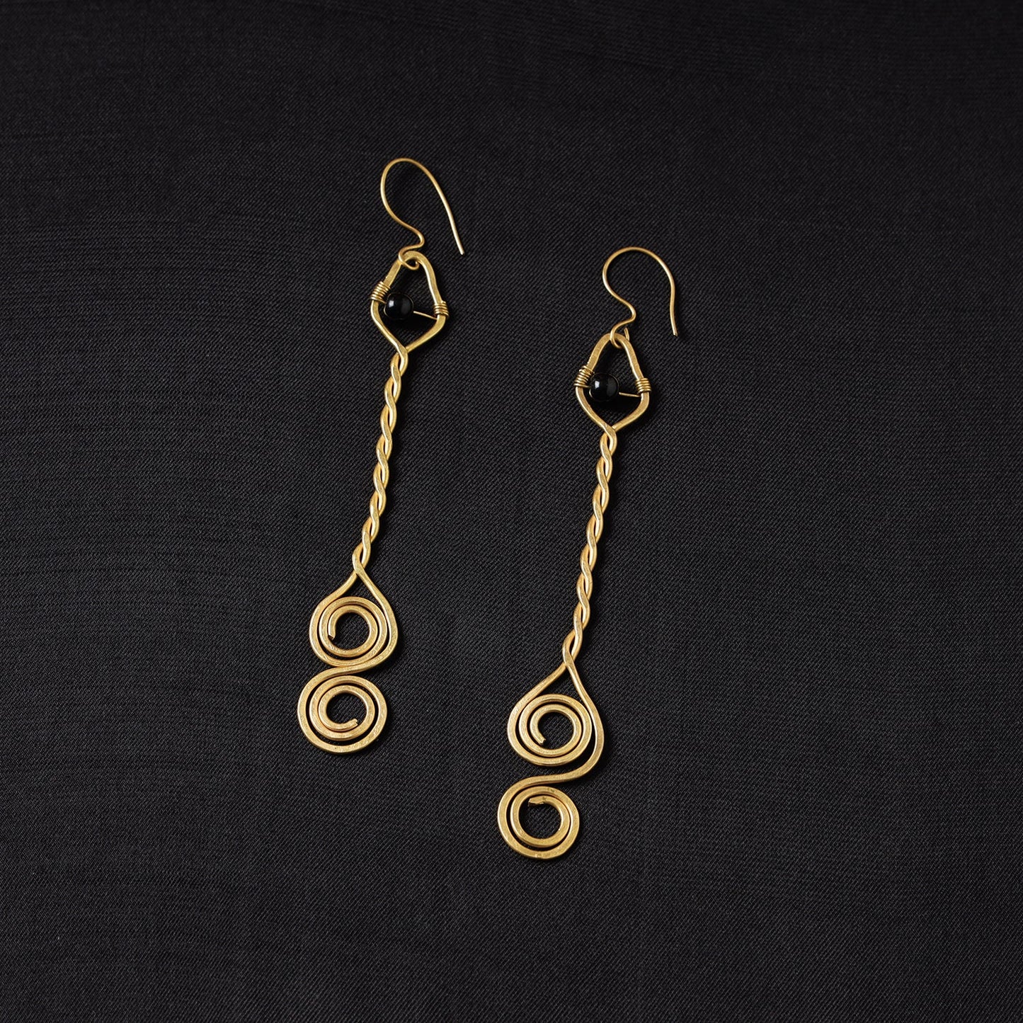 Brass Metal Handcrafted Dokra Earrings by Asalkaar