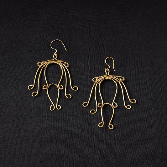 Brass Metal Handcrafted Dokra Earrings by Asalkaar