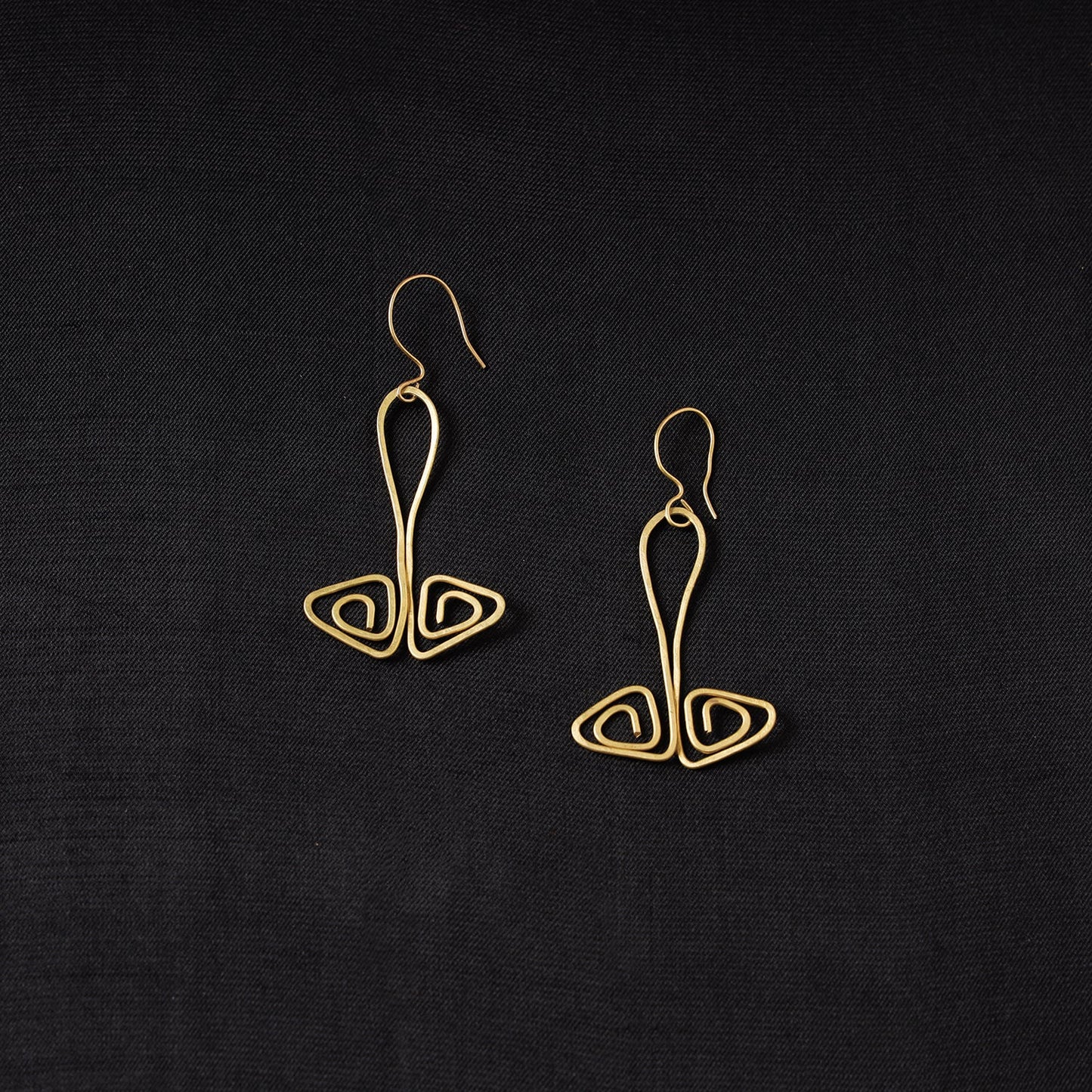 Brass Metal Handcrafted Dokra Earrings by Asalkaar